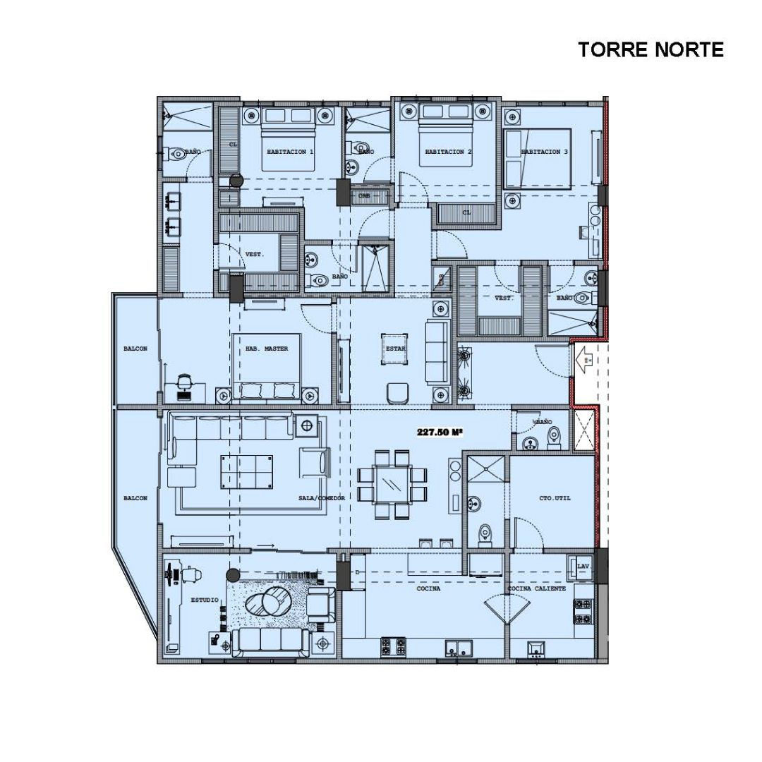 proyecto en venta Evaristo Morales 233400
