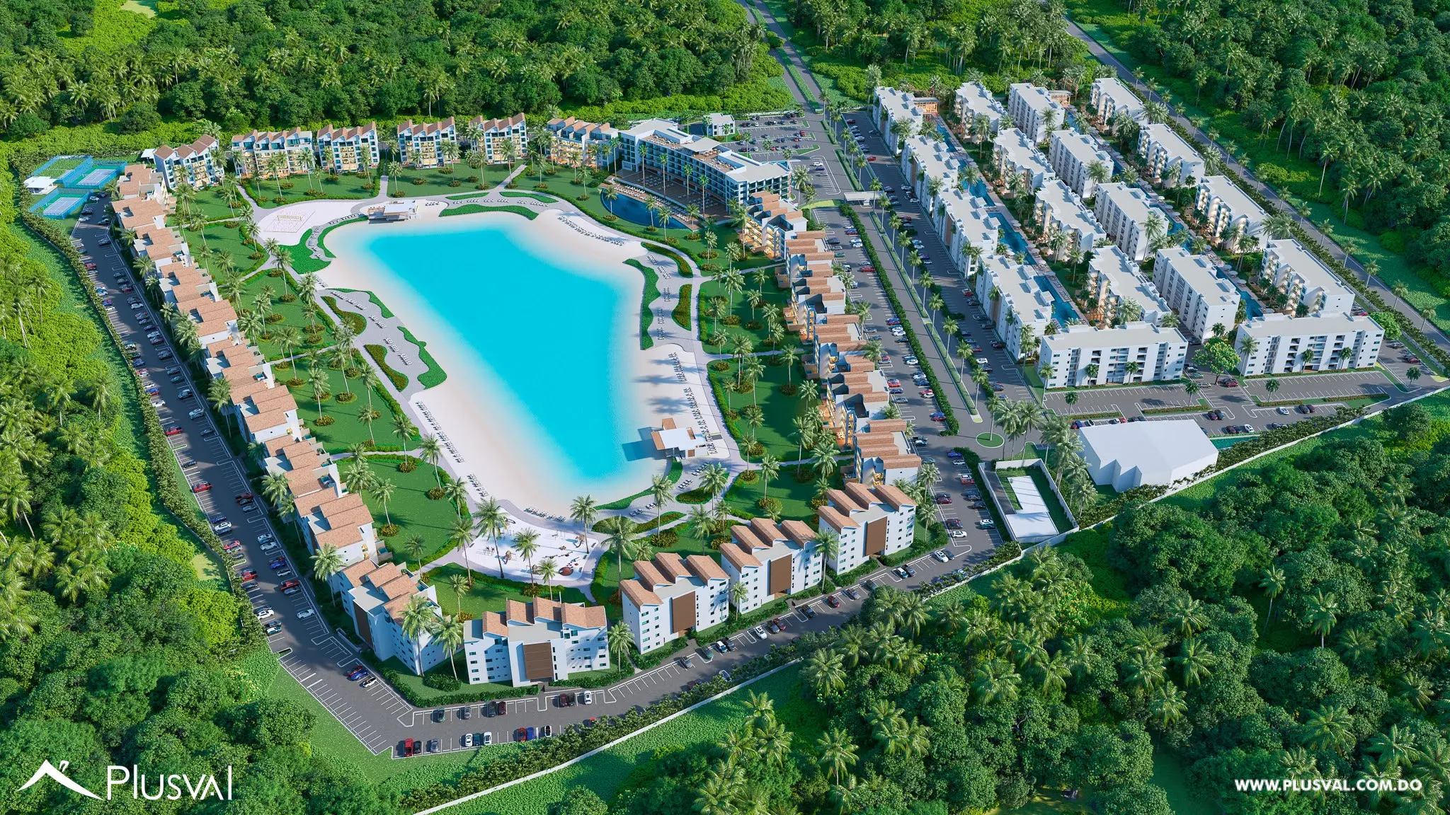 Proyecto de apartamentos de 3 habitaciones en Punta Cana 465878