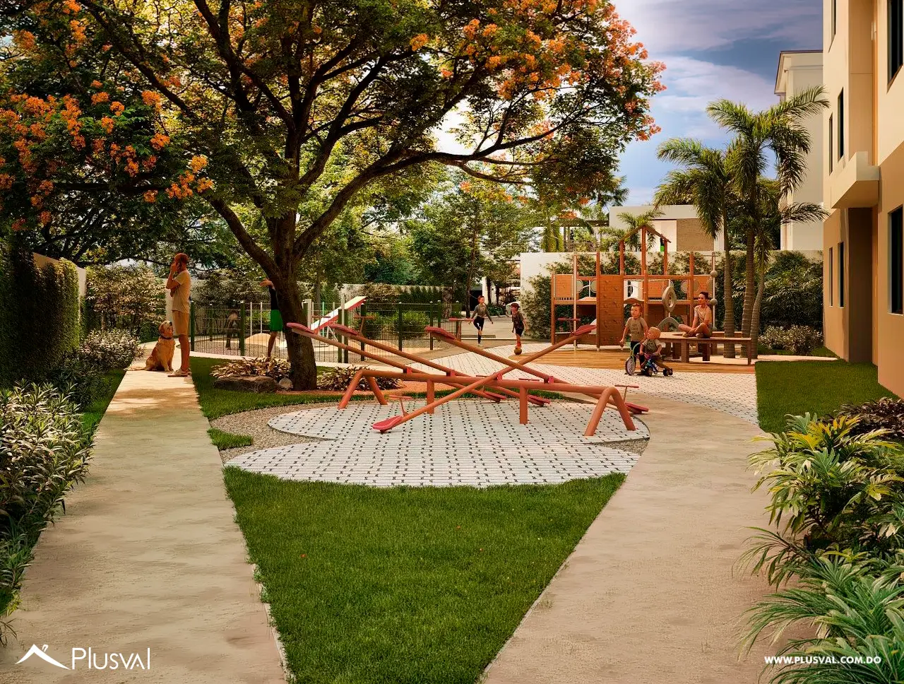 Apartamento en venta de 3 habitaciones con elevador y planta full en Llanos de Gurabo, Santiago 509672
