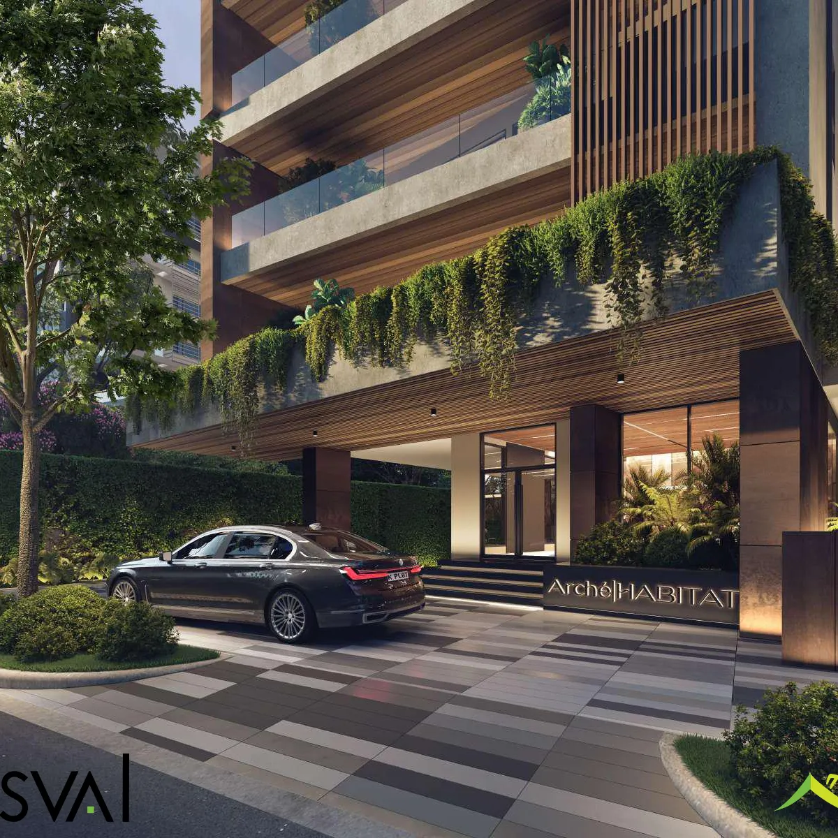 Apartamento en venta de 3 habitaciones y 4 parqueos en Naco, uno por nivel 416971
