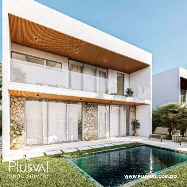 Proyecto de villas a minutos de la playa y campos de golf en Playa Nueva Romana 256967
