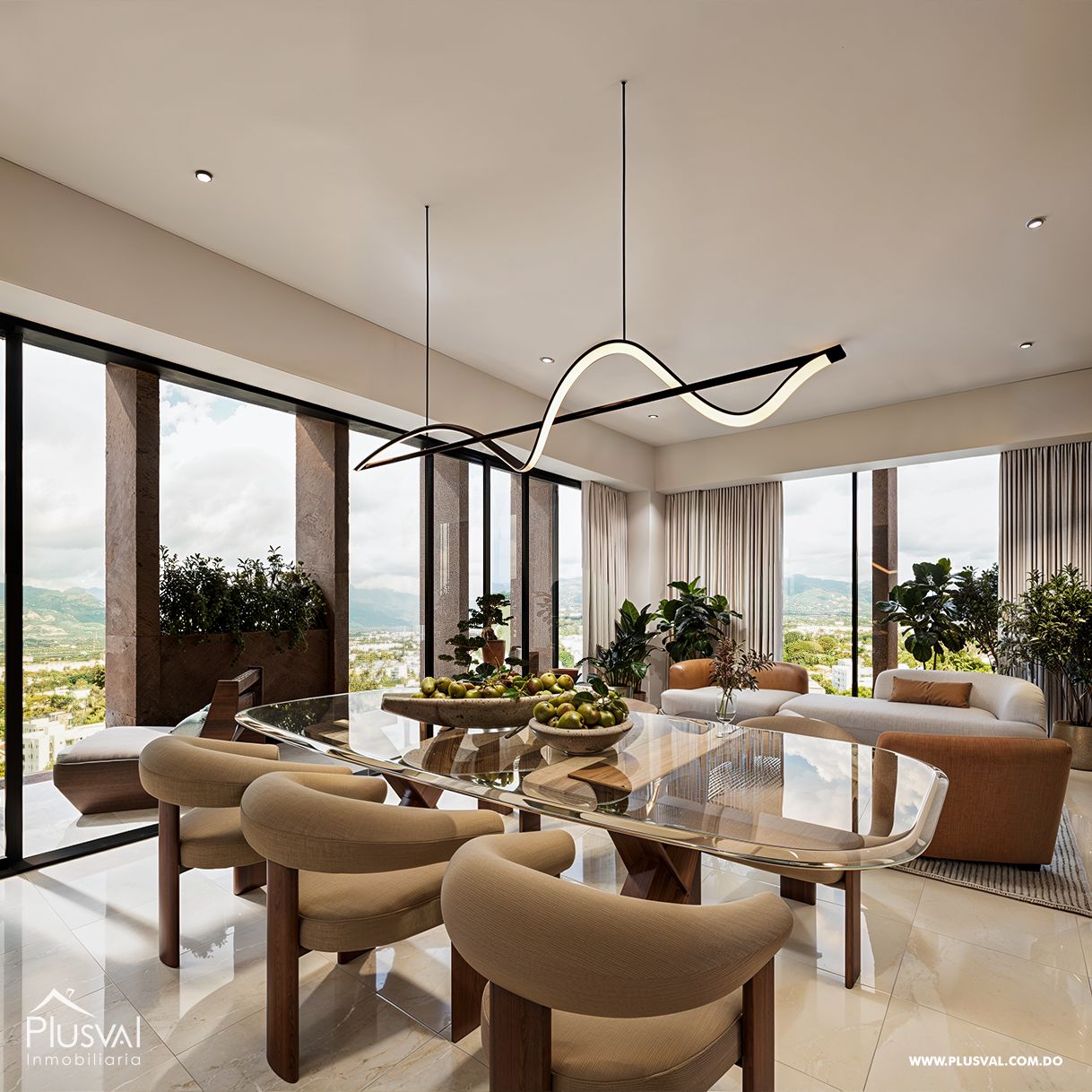 Moderna torre residencial en sector exclusivo en Santiago. 430913