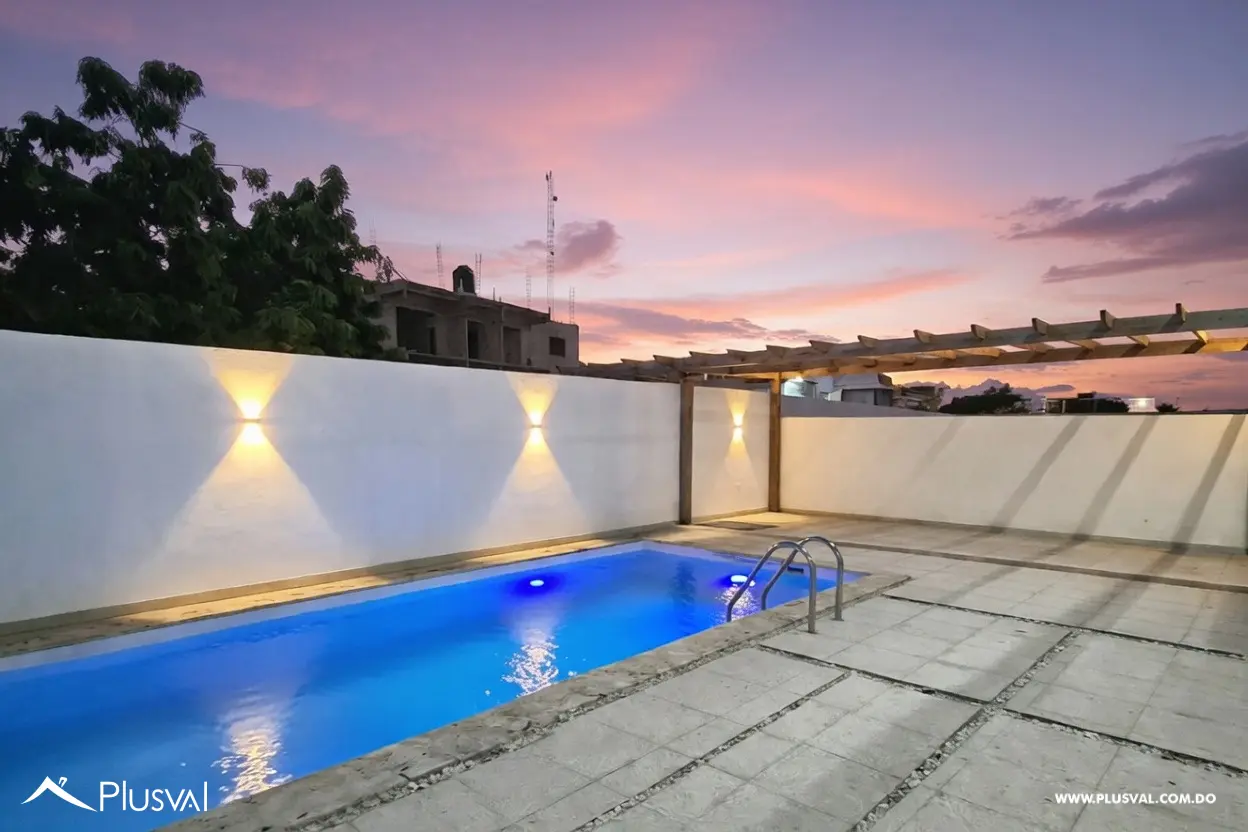 Villa en residencial privado en La Caleta con terraza 491577