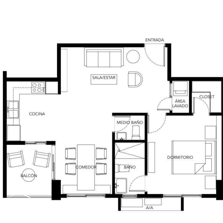 Proyecto de apartamentos en Naco 249705