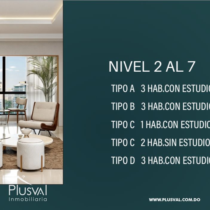 Apartamento en venta en Cacicazgos con Terraza 357101