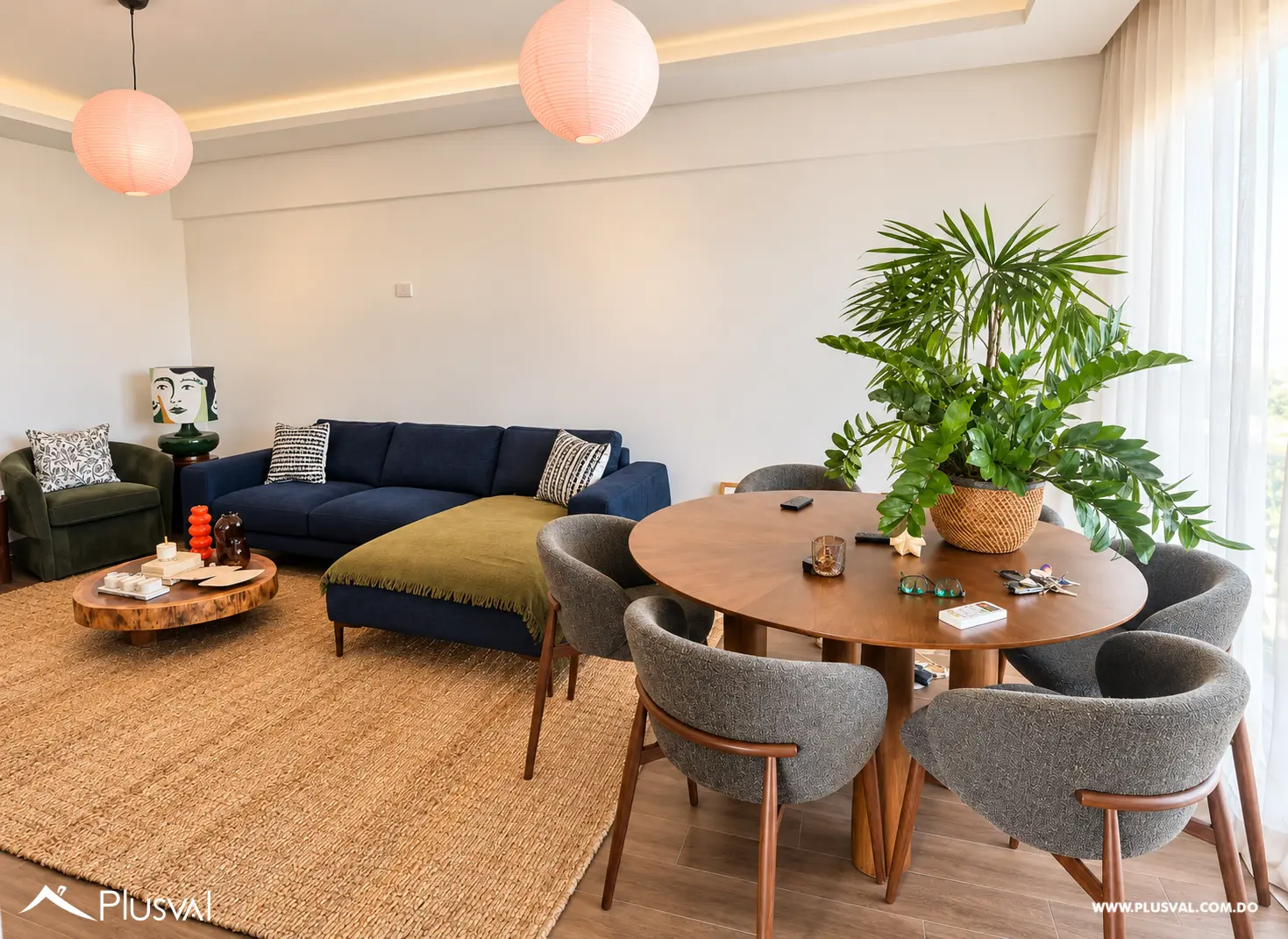 Naco | Piso Alto con Vistas | 2 Hab + 2.5 Baños 529312