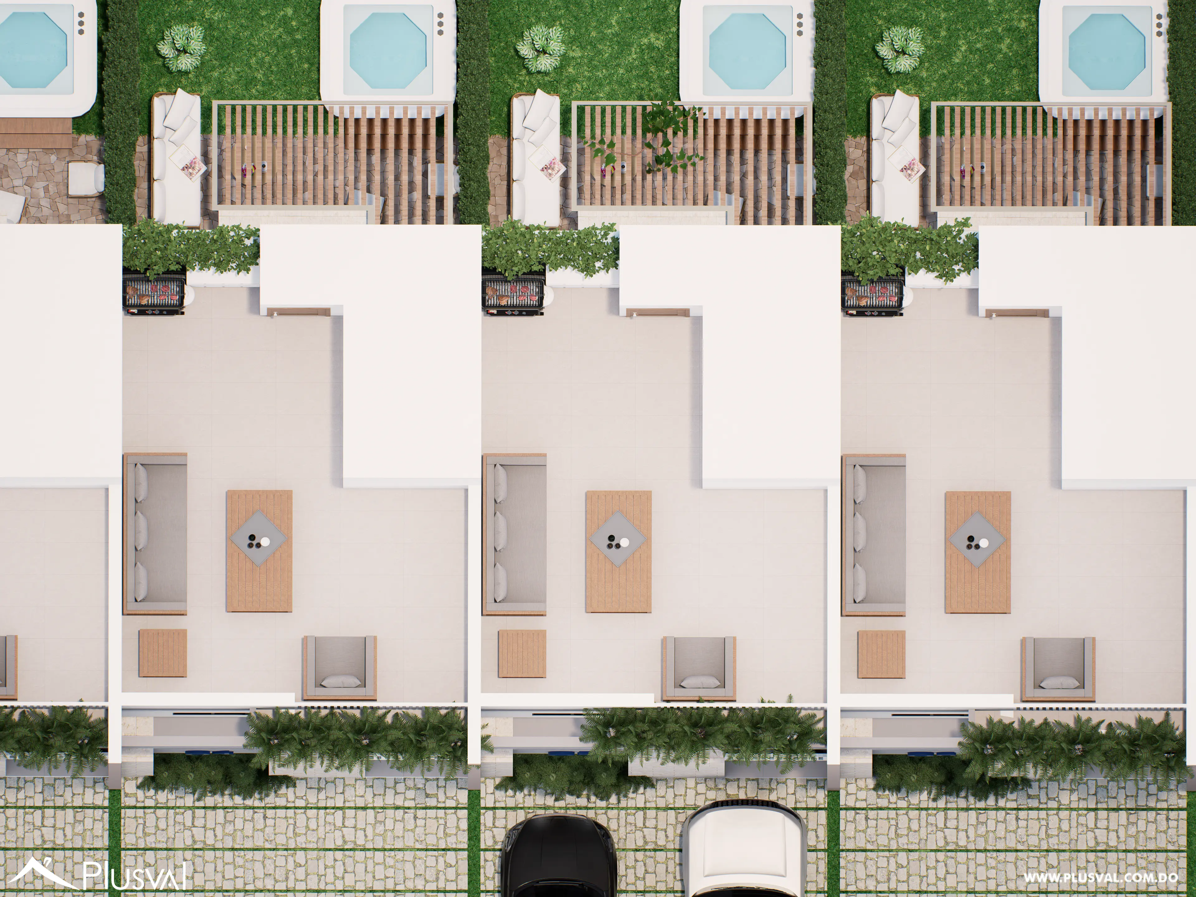 Villas Coral II | Townhouses de 2 Habitaciones en Punta Cana 531398