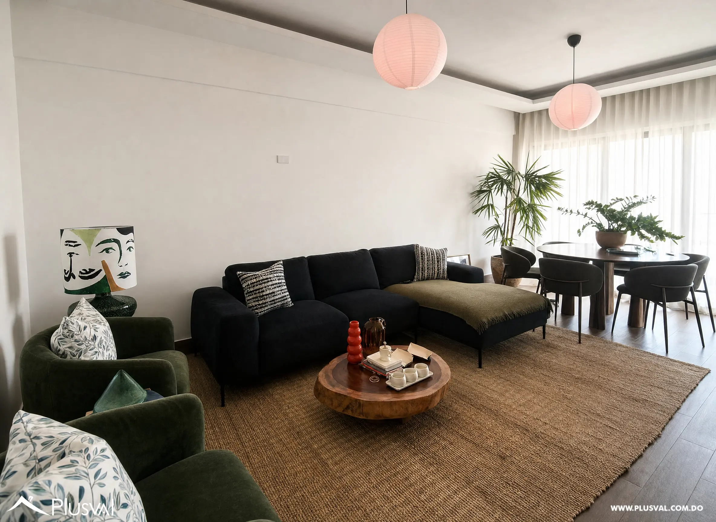 Naco | Piso Alto con Vistas | 2 Hab + 2.5 Baños 513205