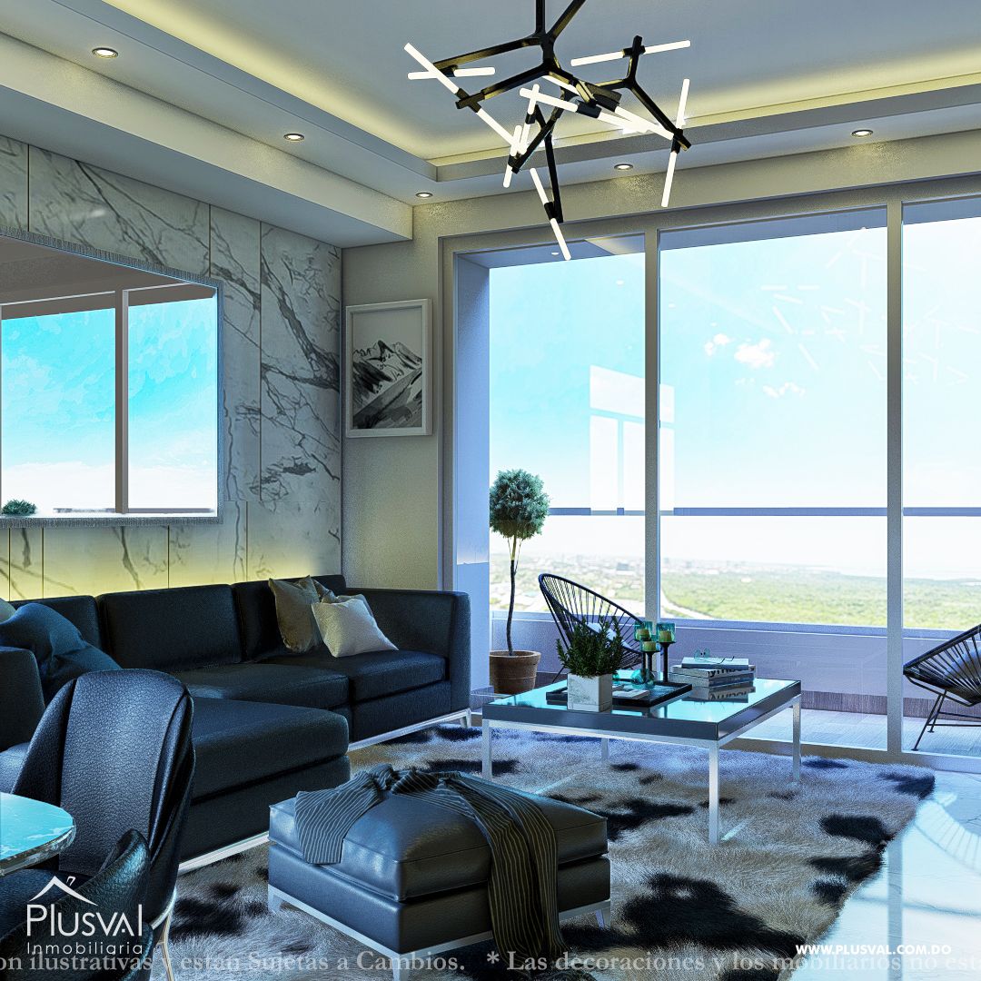 Apartamento de 3 habitaciones y terraza privada con ascensor, Santo Domingo Este 381496
