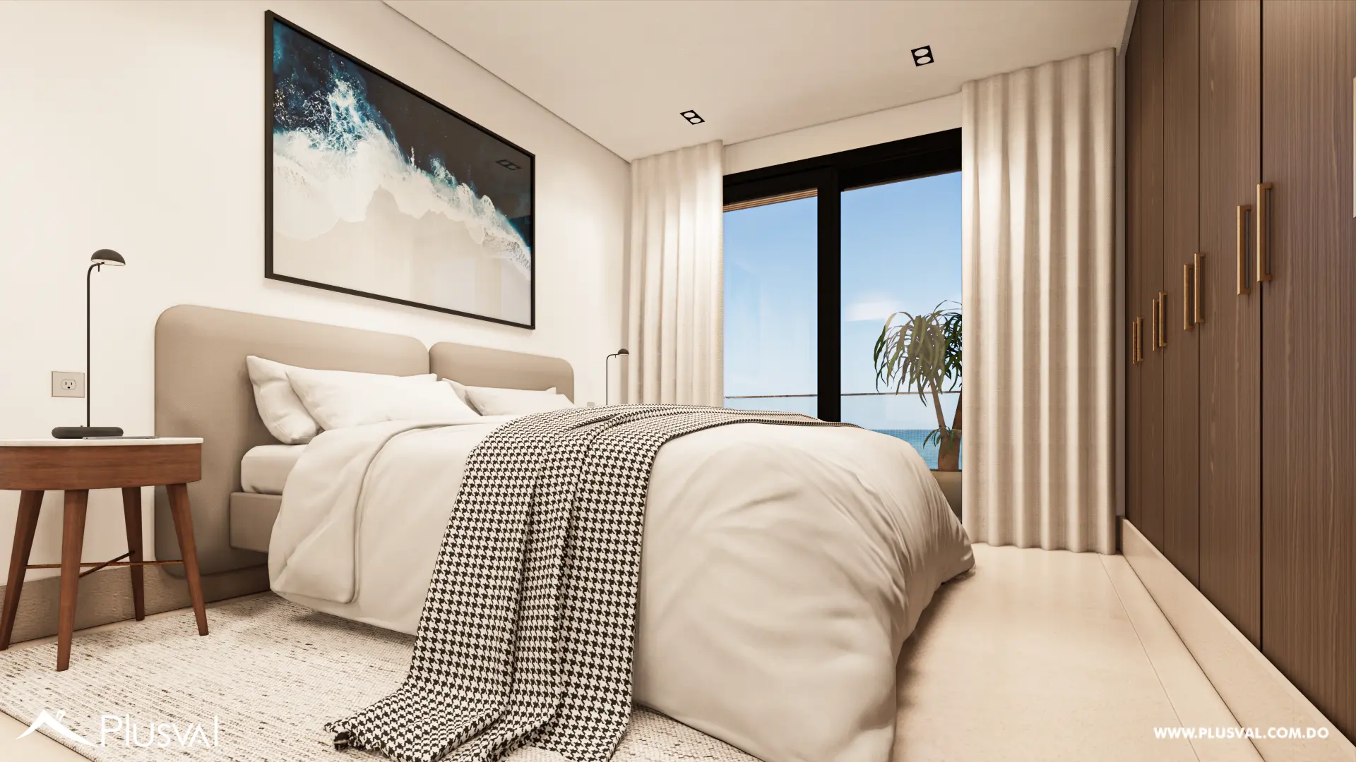 Penthouse de 2 habitaciones junto al Mar en La Caleta La Romana 521665