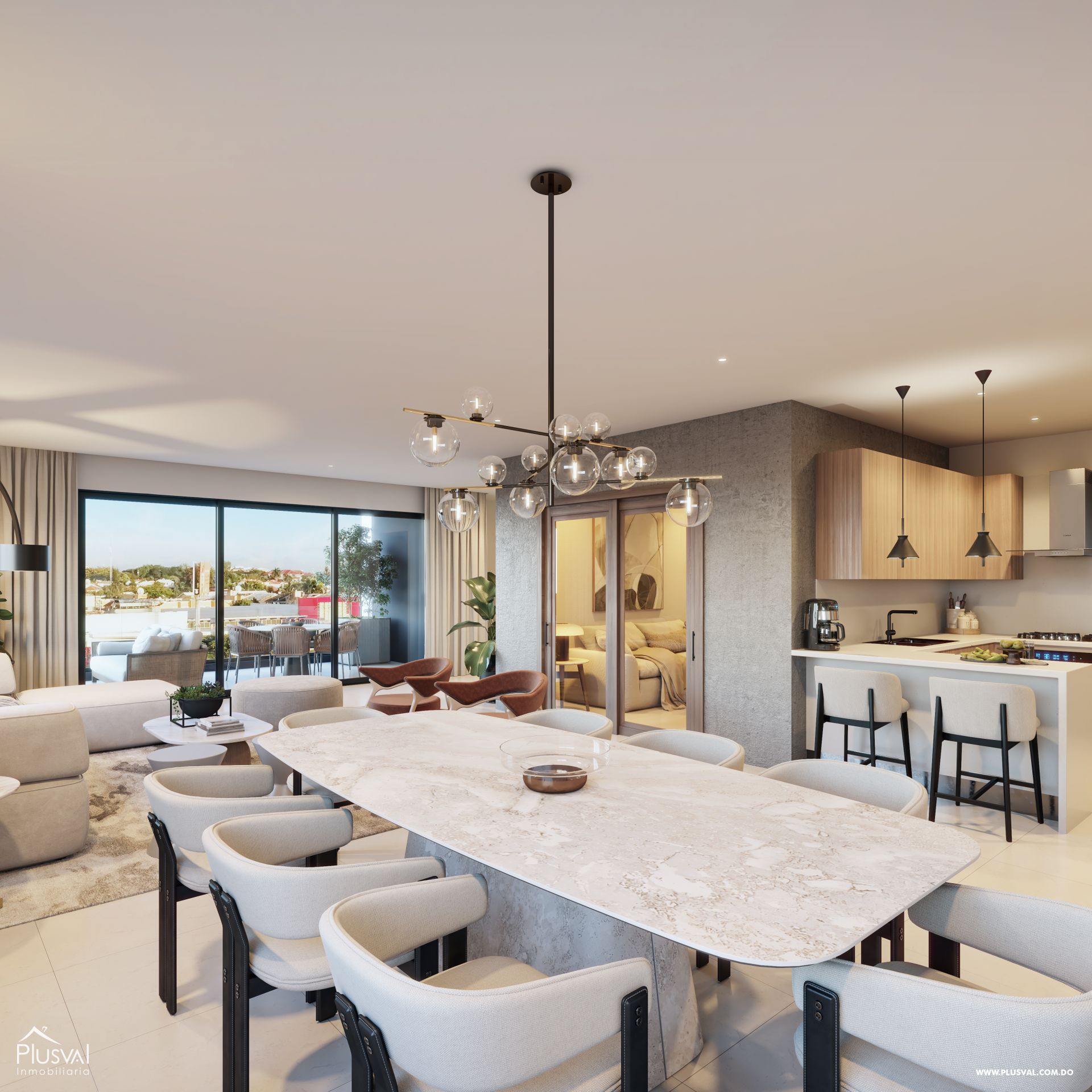 Proyecto de apartamentos de 2 y 3 habitaciones en Renacimiento 466914