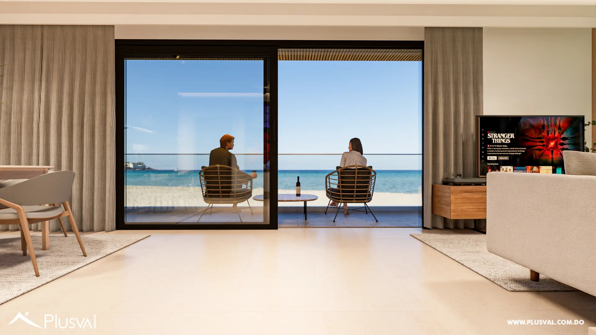 Penthouse de 2 habitaciones junto al Mar en La Caleta La Romana 521658