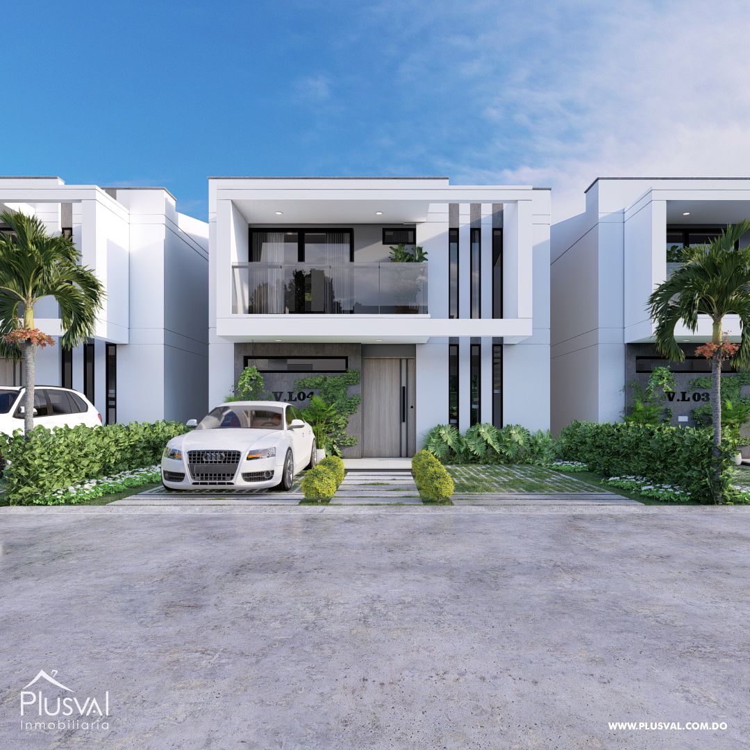 Villas  de dos niveles en Vista Cana 264464
