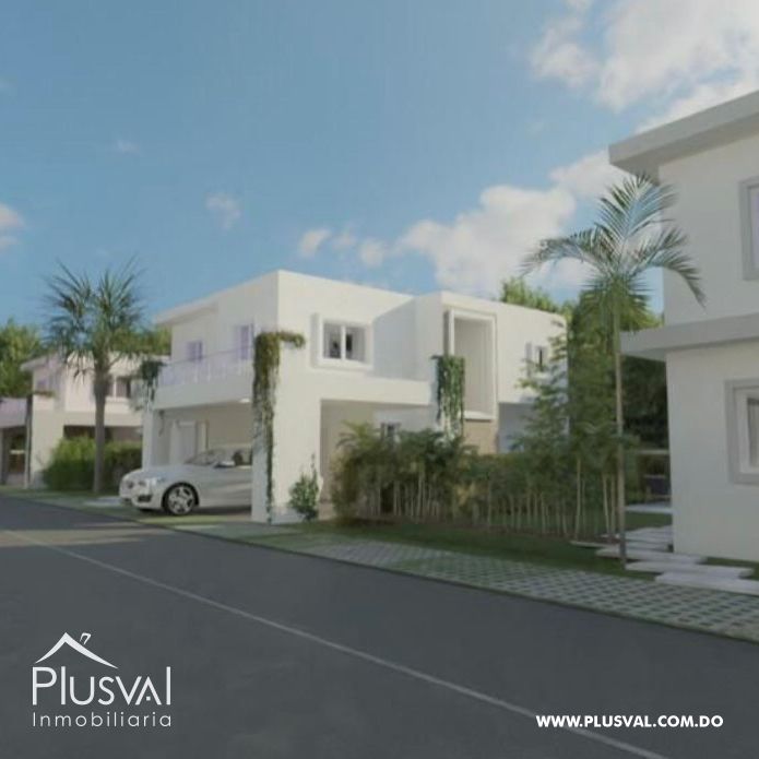 Proyecto de villas de dos niveles en Bávaro, Punta Cana. 275921