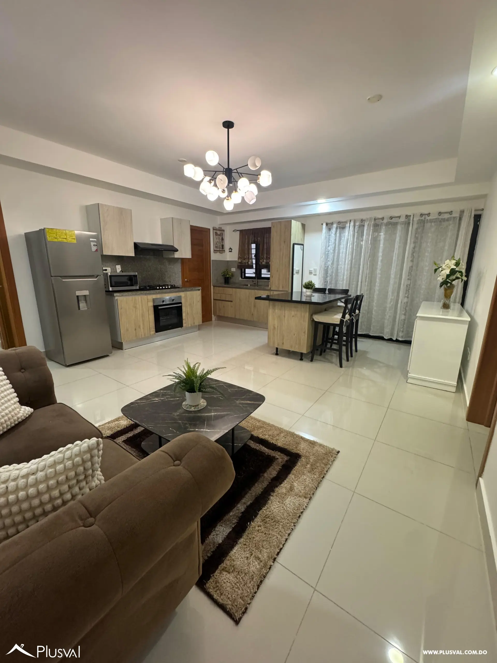 Venta de apartamento en torre moderna con linea blanca 473298