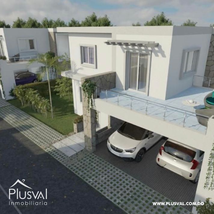 Proyecto de villas de dos niveles en Bávaro, Punta Cana. 275919