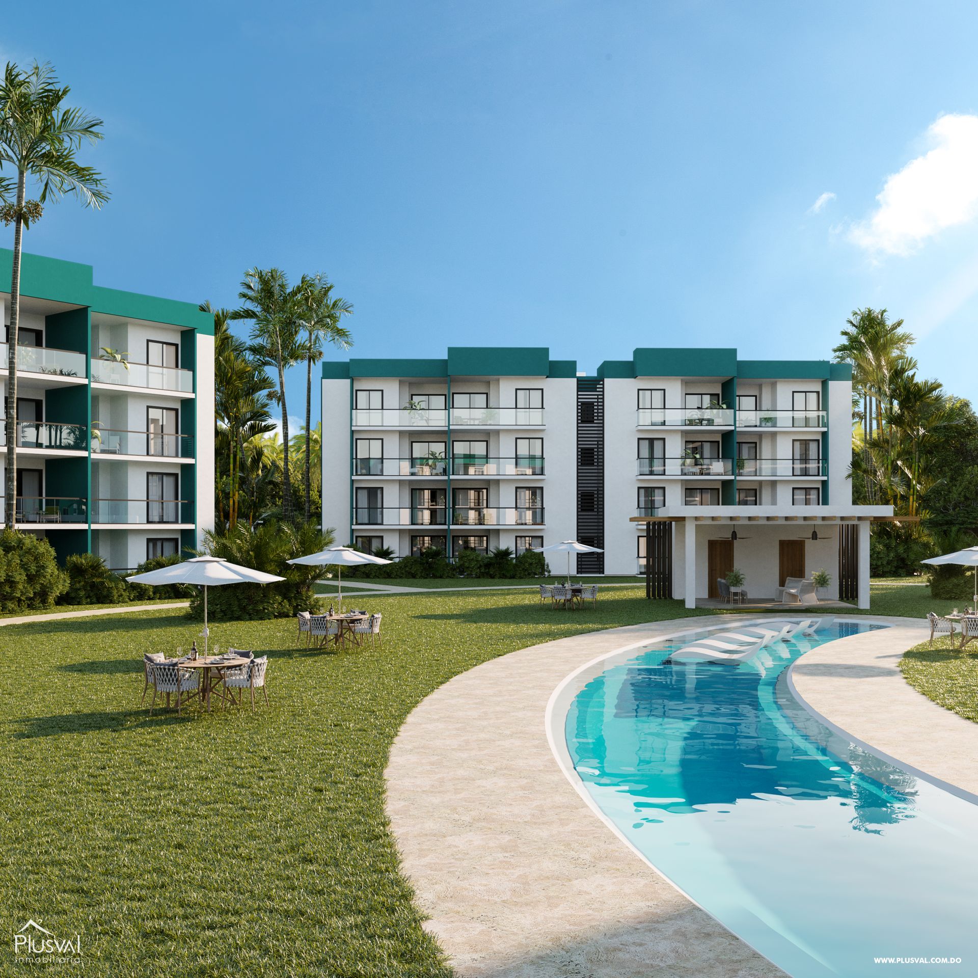 Apartamentos en Serena Village de 1 y 2 habitaciones ubicado en Punta Cana 435906