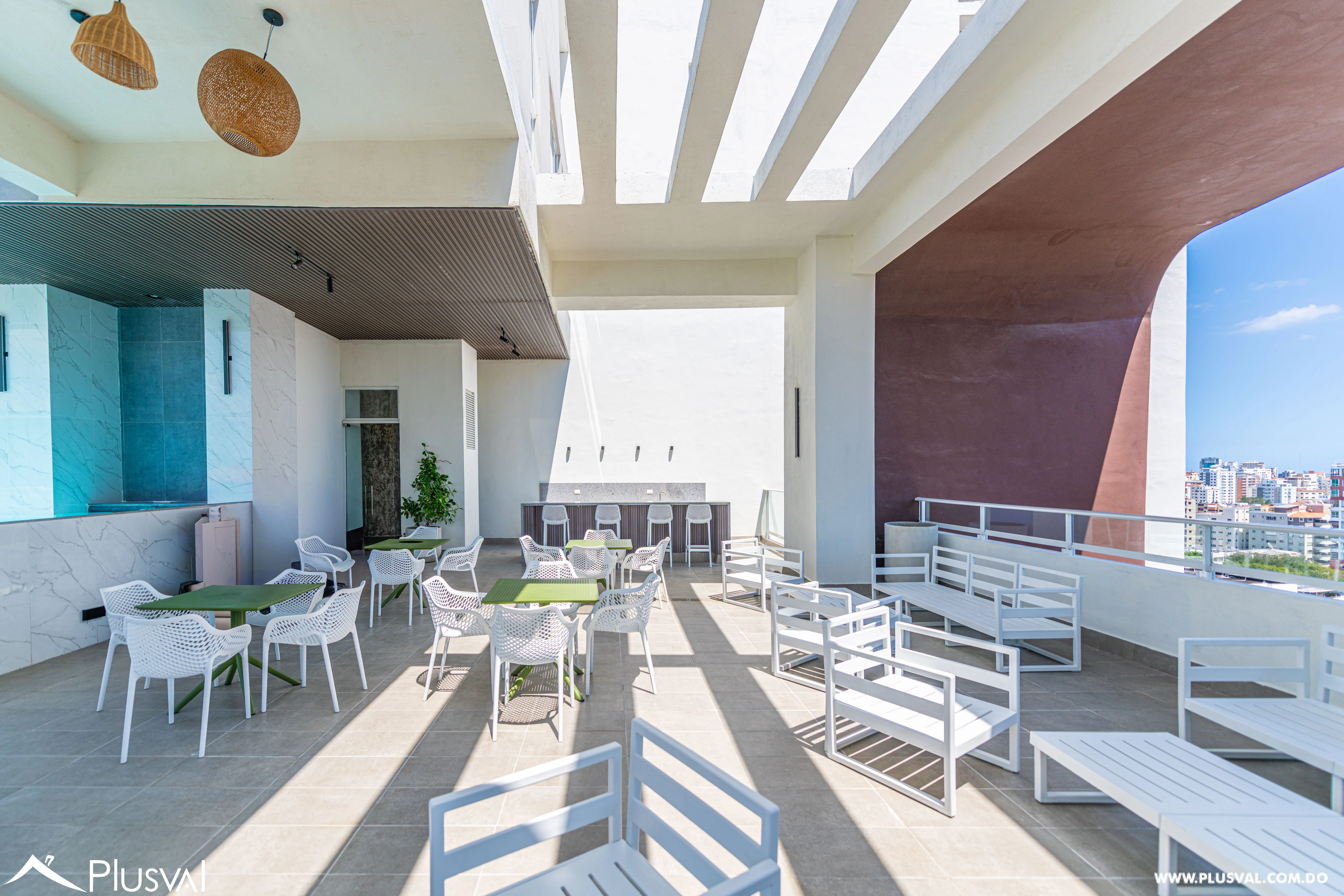 Apartamento Amueblado en Alquiler con Vista Panorámica en Serrallés 493318