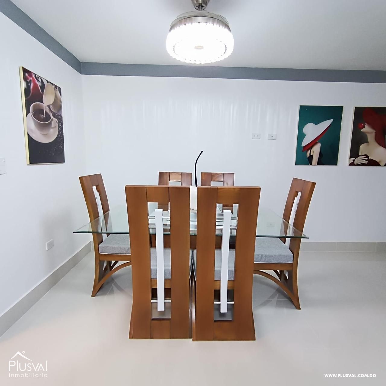 Hermoso y amplio apartamento totalmente amueblado. 383844