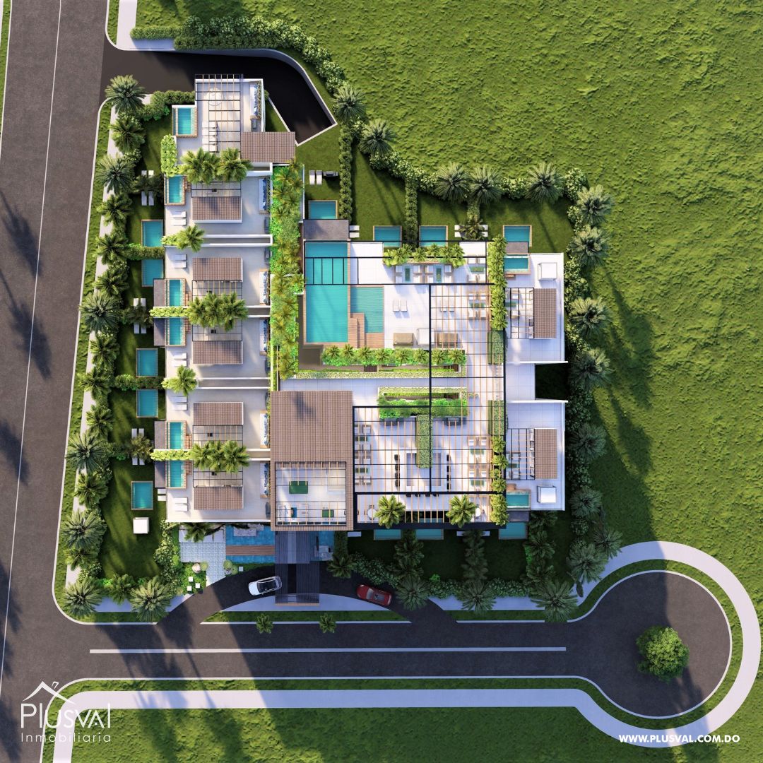 Venta de apartamento en Cap Cana 2 habitaciones + servicio 215762