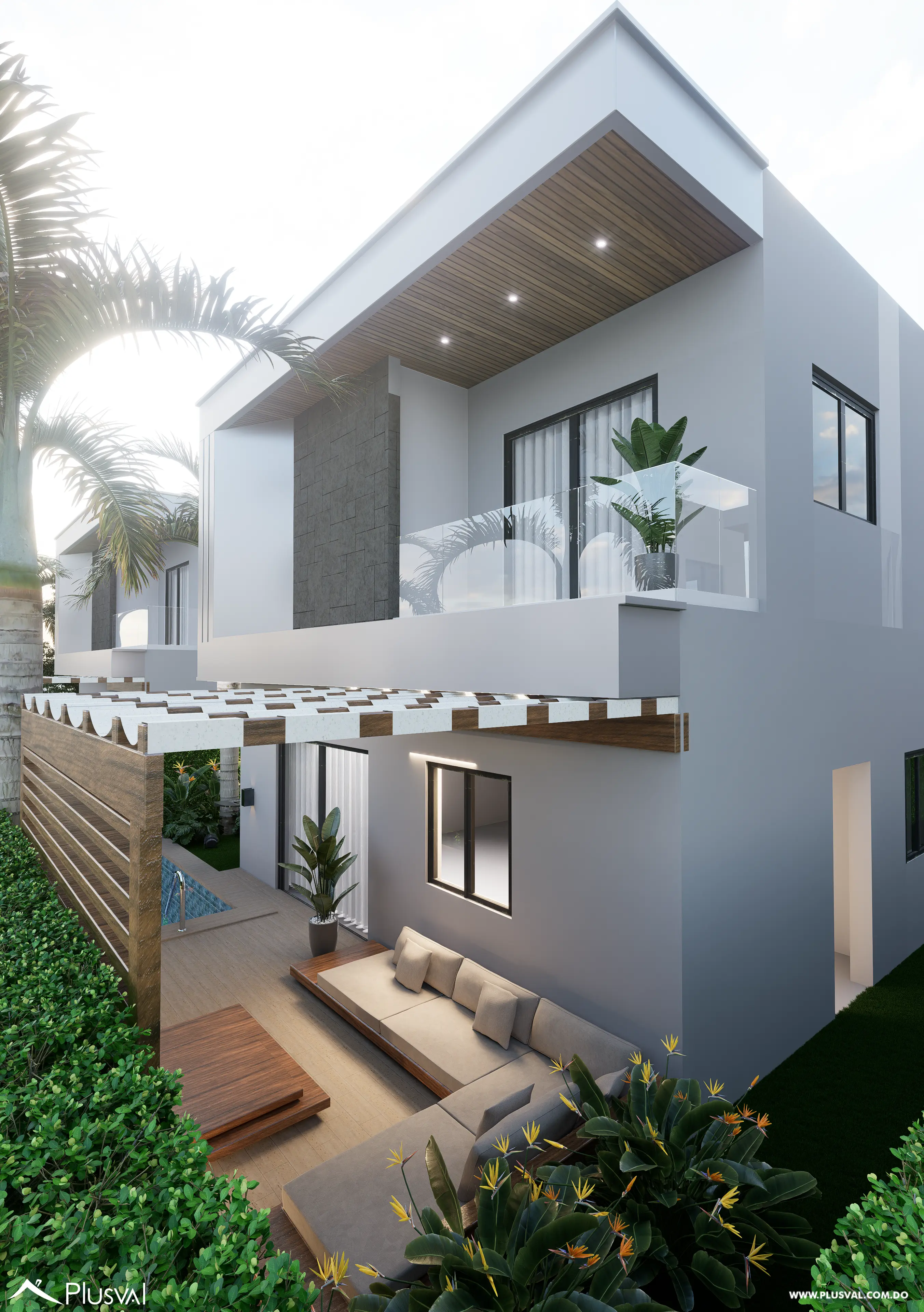 Residencia de 3 habitaciones con piscina y terraza privada en Punta Cana 462318