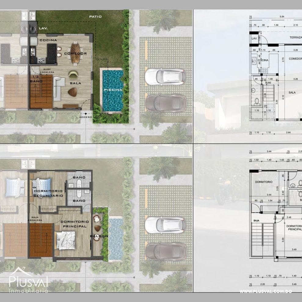 Exclusivas villas de 2 habitaciones en Punta Cana 263669