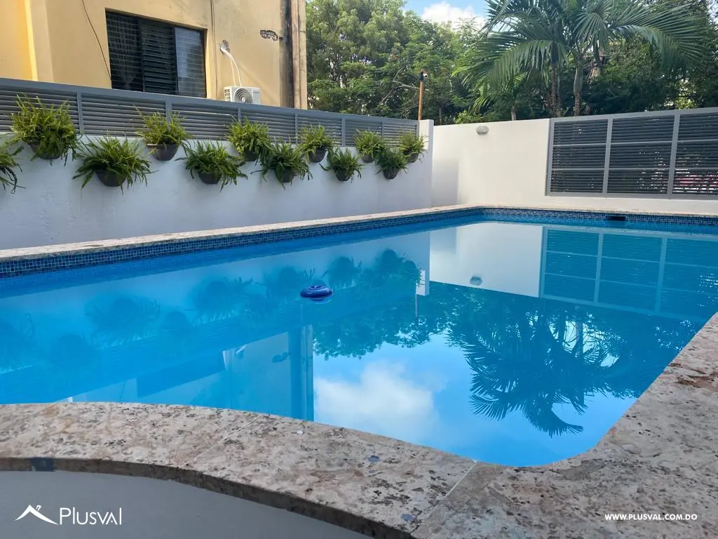 Alquiler Apartamento Amueblado en Naco de 2 habitaciones 489856