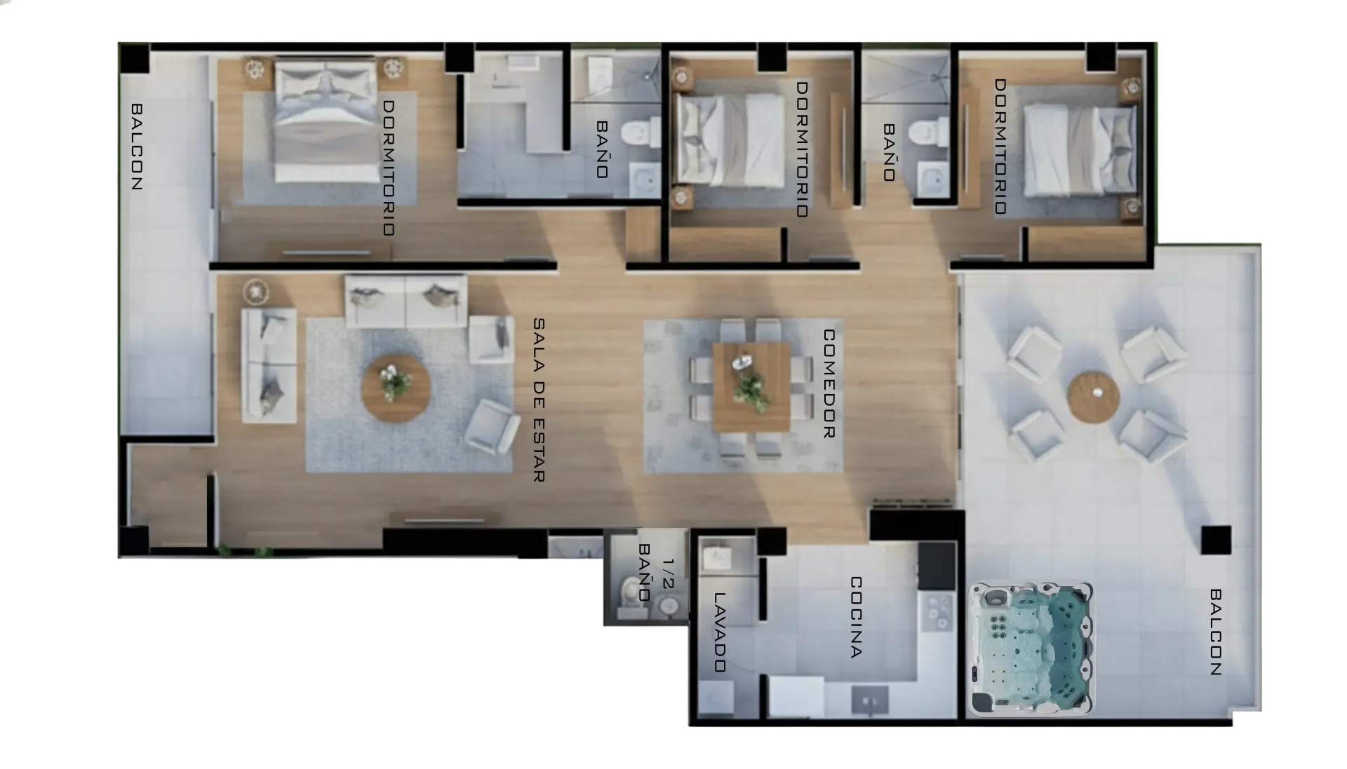 Proyecto de apartamentos en venta en Buena Vista Norte, La Romana 505538