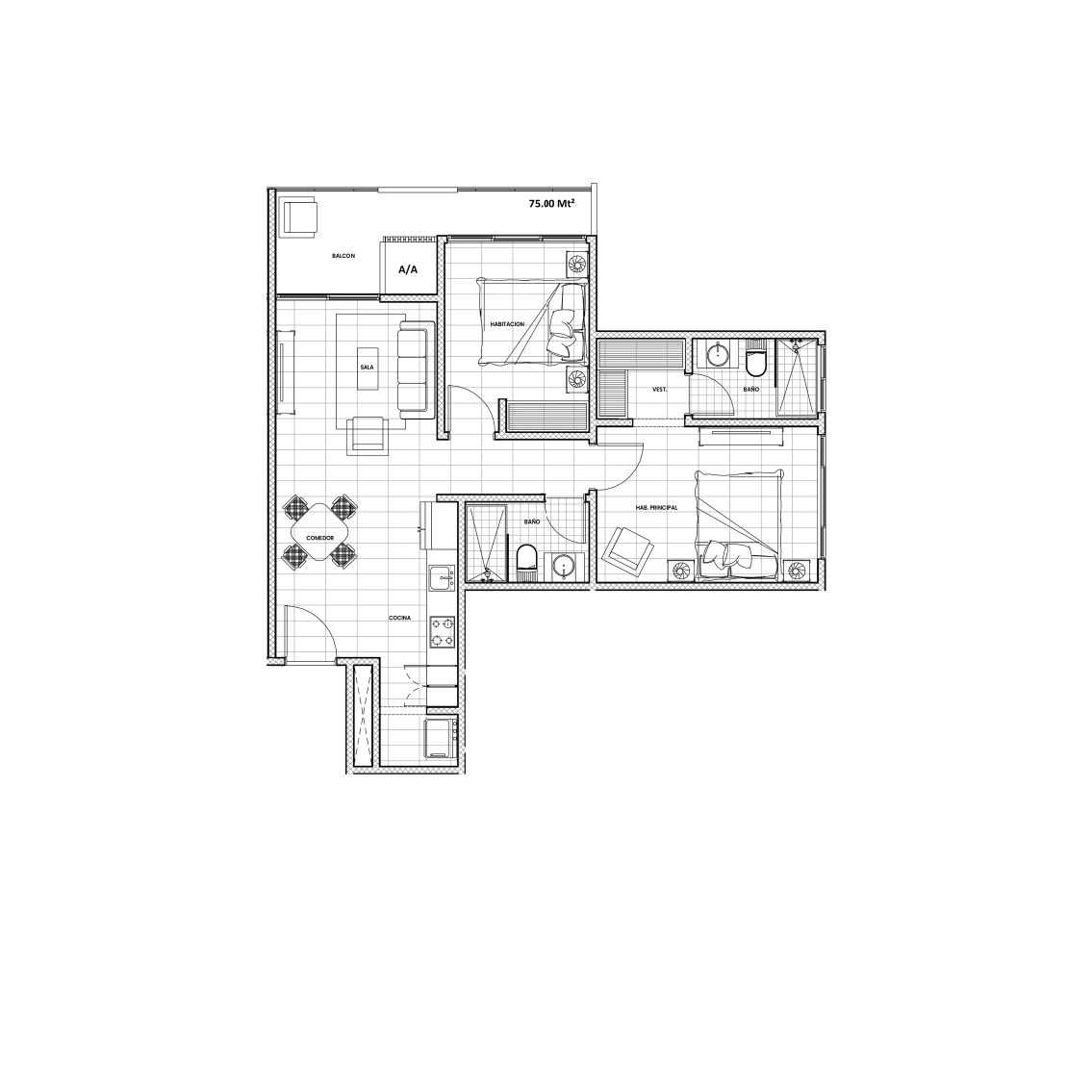 Apartamentos de 2 habitaciones en Puerto Plata 346663